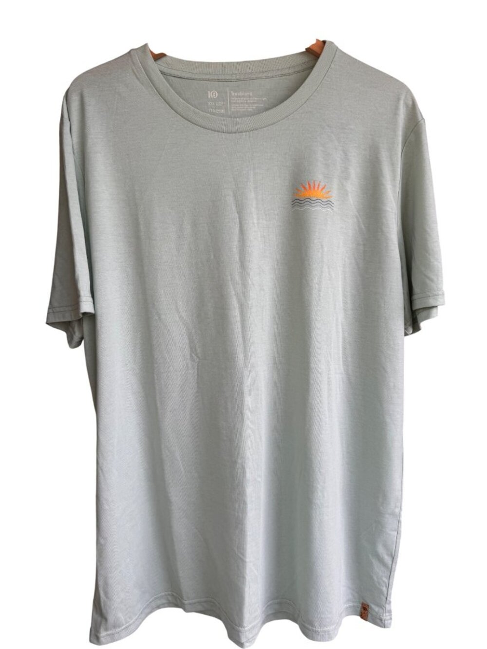 Tentree Mens Graphic Tee XXL Light Green Treeblend Sustainable New - Picture 16 of 16
